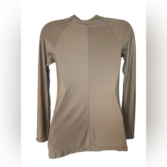 Uniqlo X Alexander Wang Tan Fitted Ribbed Top - Picture 5 of 7